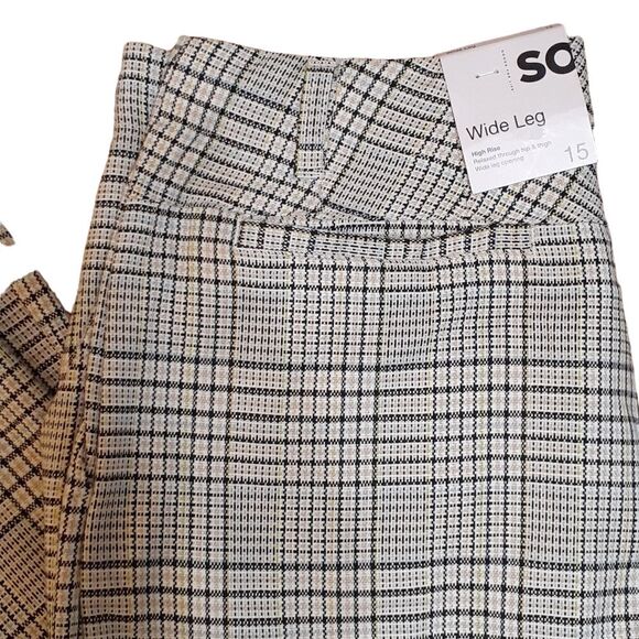 SO good for life. Wide leg, high‎ rise, relaxed fit dress pants. Sz15 - Picture 5 of 11